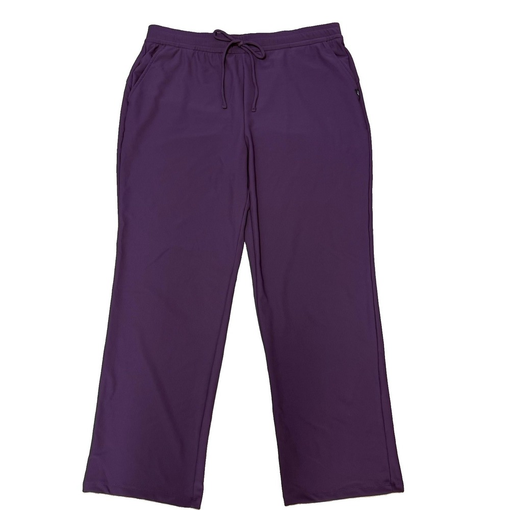 NWT Skechers Go Harmony Rib Pants Women's Plus Size 3X Purple Pant Go Stretch